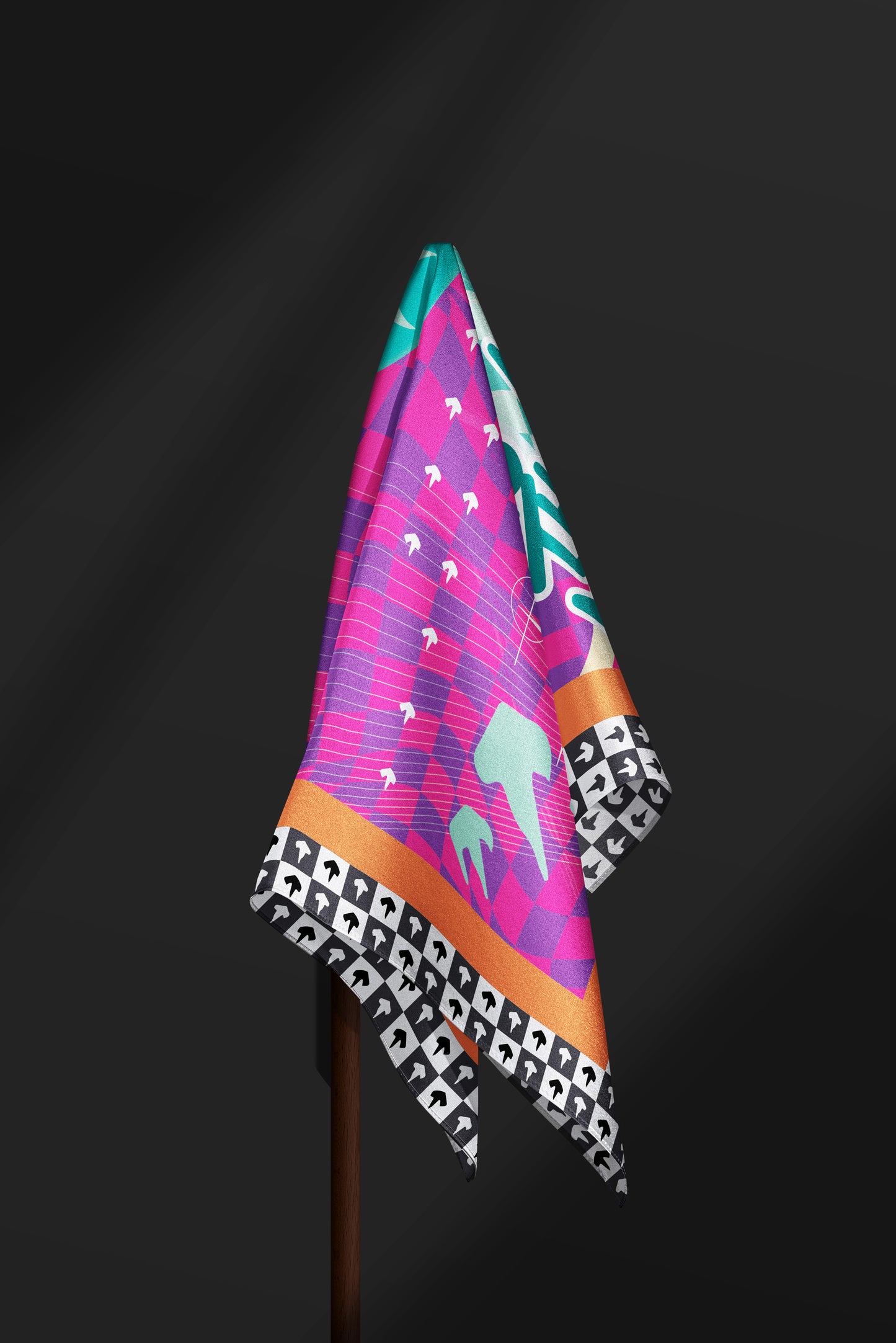 COSMIC MOON PHASE - SILK SCARF