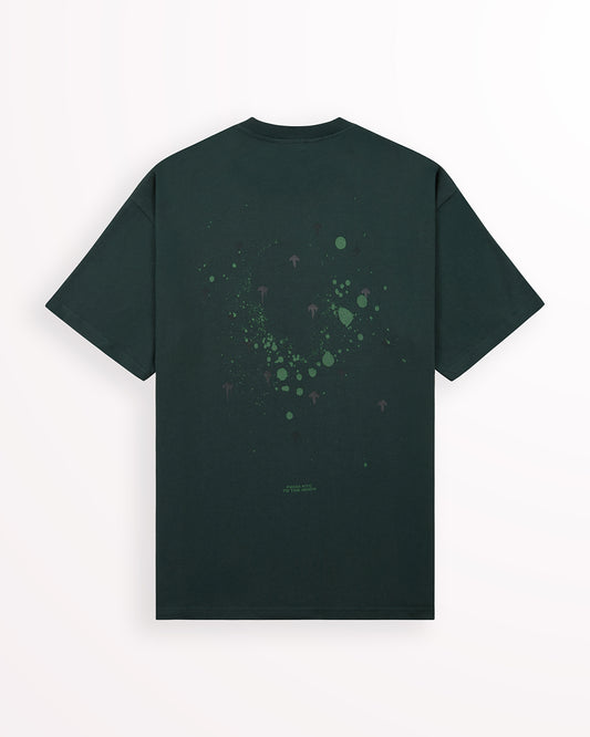 Paint Splatter Tee – Cosmic Green