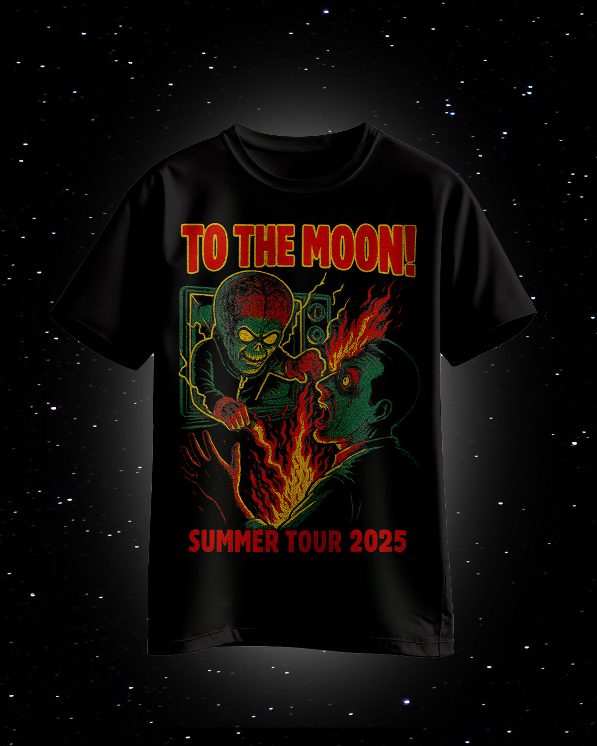 Alien Shockwave Tee – To the Moon Clothing Store