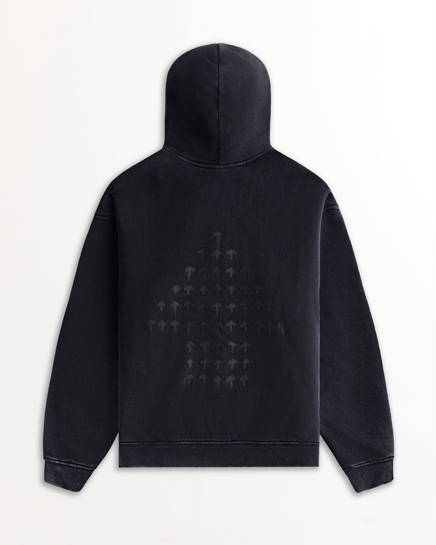 Arrow Zip-up Hoodie - Obsidian