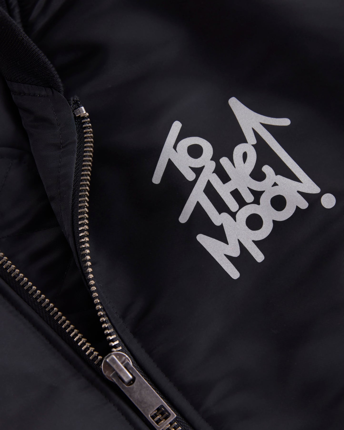 Reflective Bomber Jacket