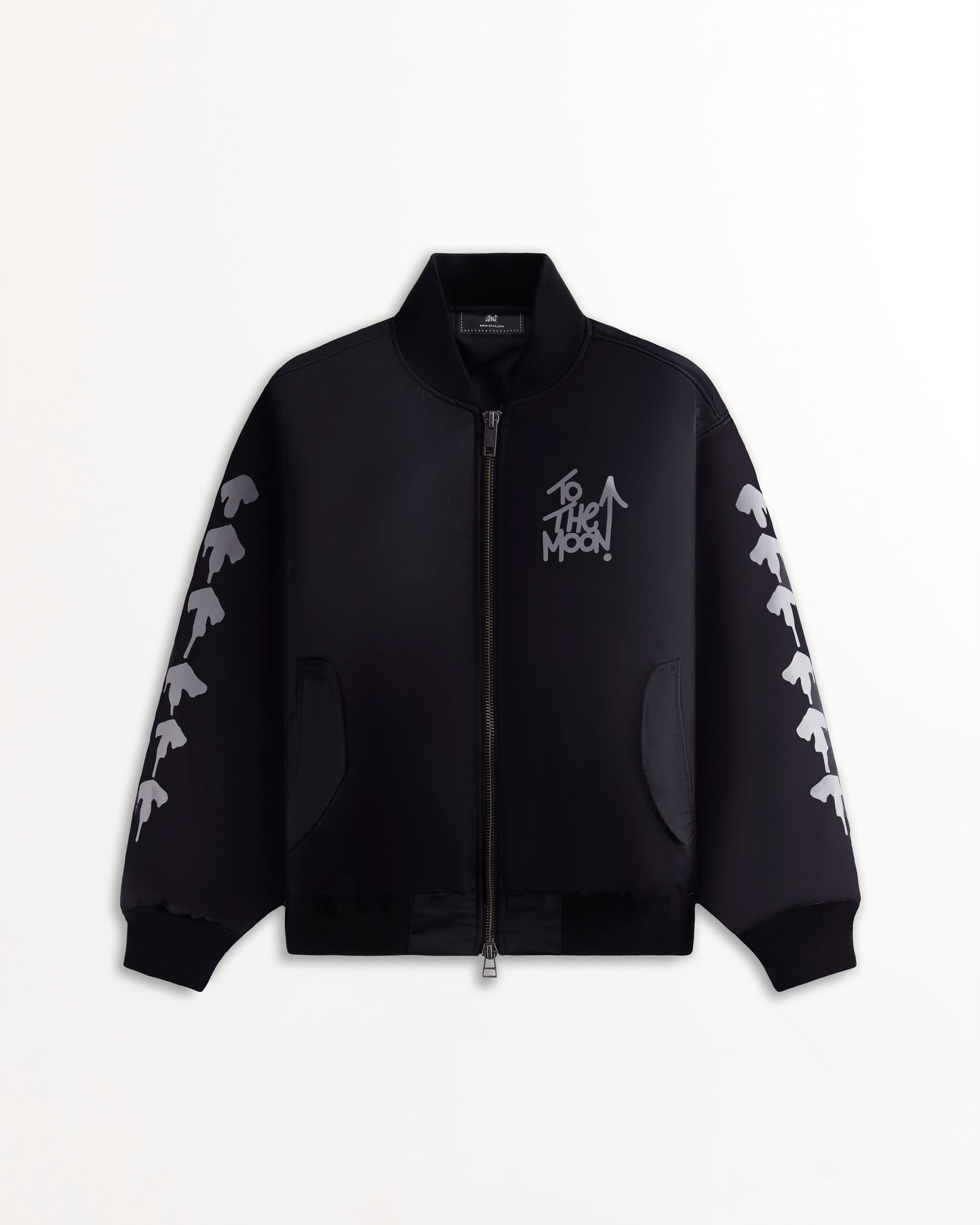 Reflective Bomber Jacket