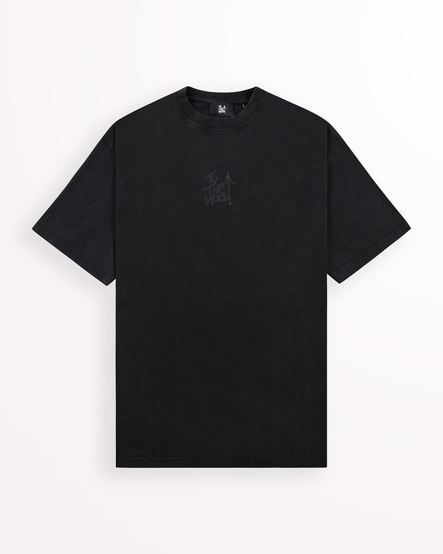 Reflective Paisley Tee – Obsidian