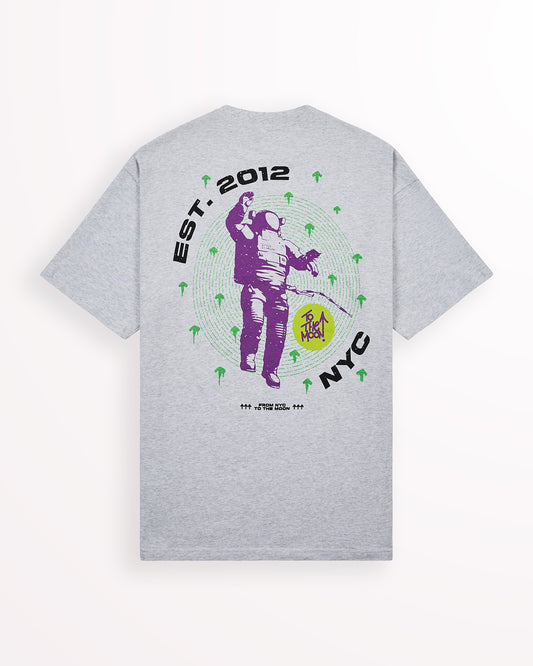 Astronaut Tee – Heather Grey