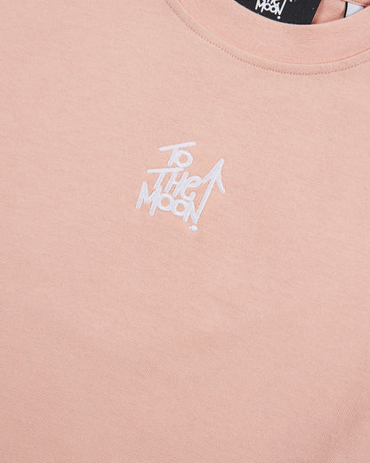 Arrow Trim Crop Tee – Rose Dust