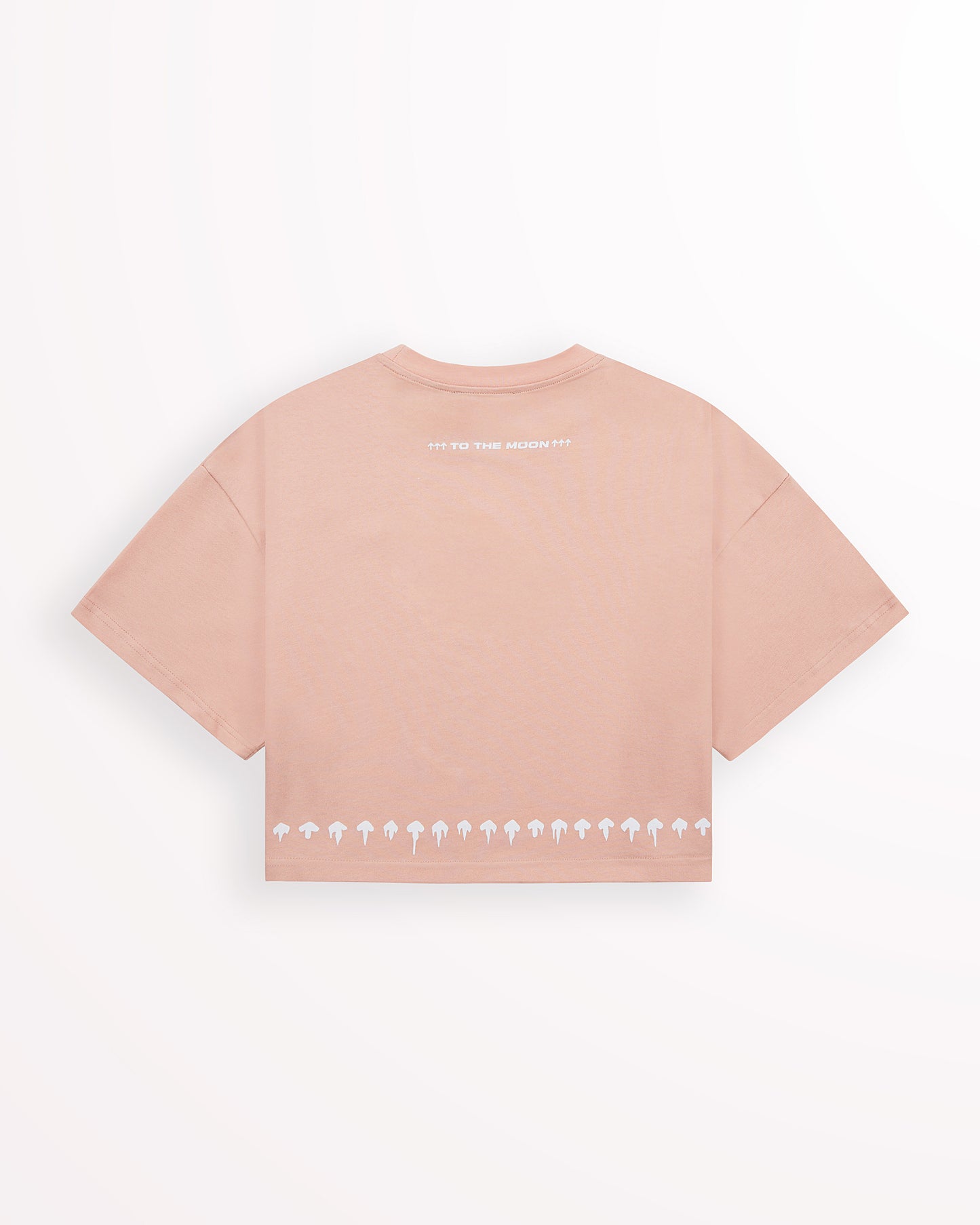Arrow Trim Crop Tee – Rose Dust