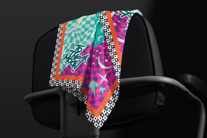 COSMIC MOON PHASE - SILK SCARF