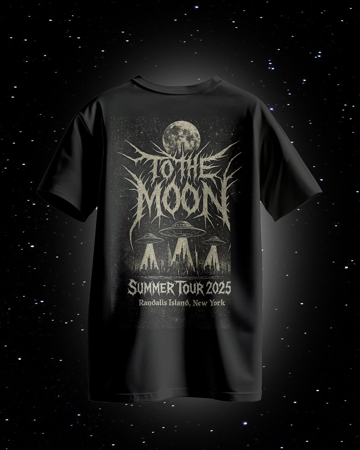 UFO Over NYC Tee – To the Moon Clothing Store